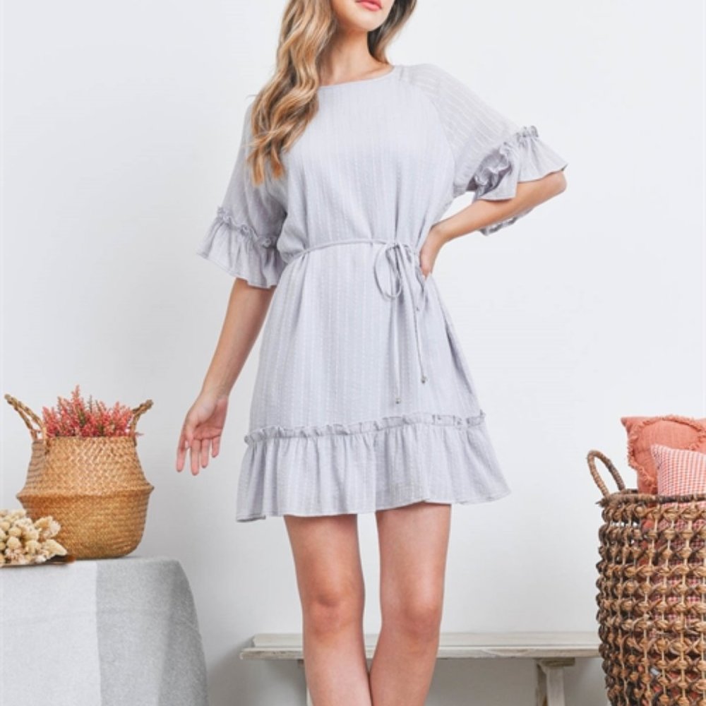 CHIC DOLLZ Gray Dress - Picture 5 of 6